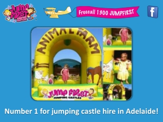 Number 1 for jumping castle hire in Adelaide!