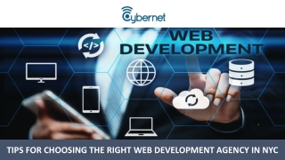 Tips for Choosing the Right Web Development Agency in NYC
