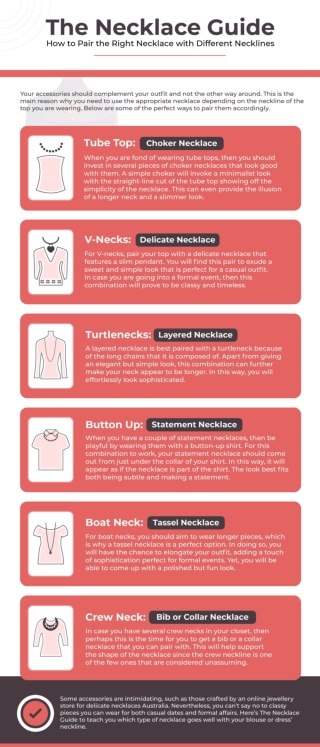 The Necklace Guide How to Pair the Right Necklace with Different Necklines-min