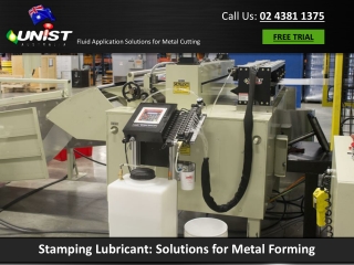 Stamping Lubricant: Solutions for Metal Forming