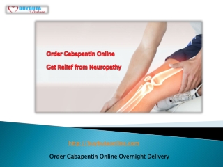 Order Gabapentin Overnight Delivery