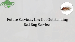 Future Services, Inc : Get Outstanding Bed Bug Services