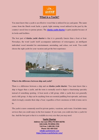 What is a Yacht