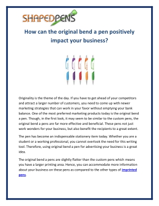 Imprinted Pens