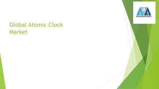 Automic Clock Market research
