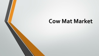 Cow Mat Market
