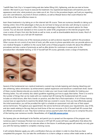 The Most Pervasive Problems in lash lift course price