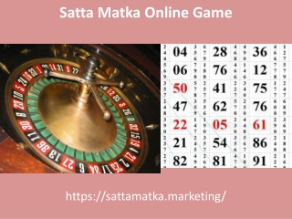 Satta Matka Online Game