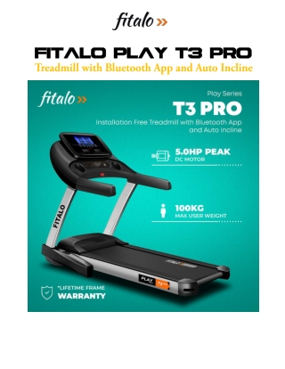 Buy Play T3 Pro Treadmill