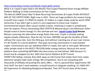 Liquid Crypto Gold Review