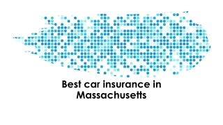Best car insurance in Massachusetts