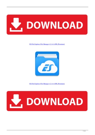 ES File Explorer File Manager 4.2.4.4 APK [Premium]