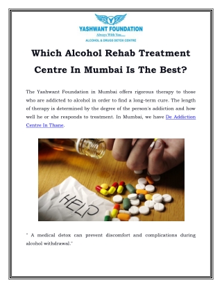 De Addiction Centre In Thane Call-9870270852