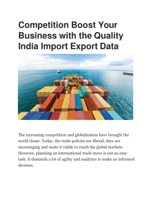 Competition Boost Your Business with the Quality India Import Export Data-converted-converted