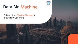 Being a Highly Effective Marketer in a Results-Driven World