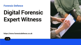 Digital Forensic Expert Witness