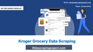 Kroger Grocery Data Scraping