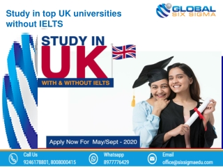 uk universities without ielts | mba universities in uk without ielts