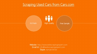 Scraping Used Cars from Cars.com