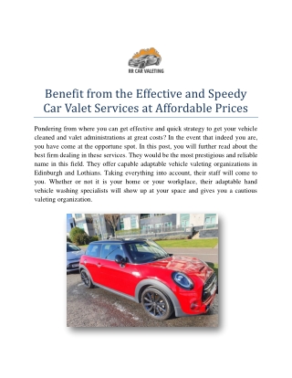 Benefit from the Effective and Speedy Car Valet Services at Affordable Prices-converted