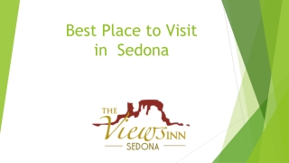 Best Place to Visit in Sedona
