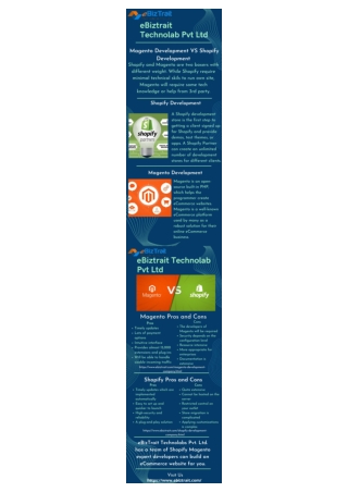 Magento Vs Shopify
