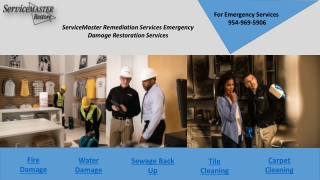 Best Restoration Company in Pompano Beach | Servicemaster