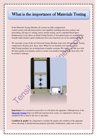 The Top-Quality Compression Testing machine | MTI