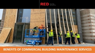 Benefits of Commercial Building Maintenance Services