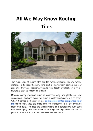 All We May Know Roofing Tiles.docx