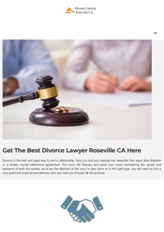 Divorce lawyer roseville ca
