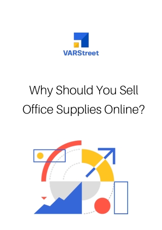 Why Should You Sell Office Supplies Online