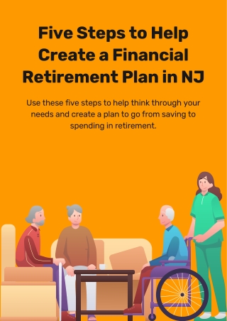 Five Steps to Help Create Financial Retirement Plan in NJ