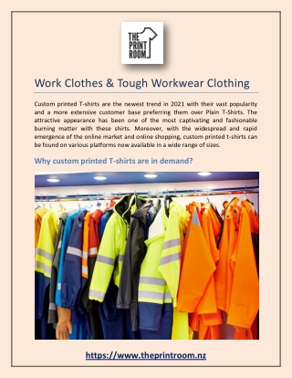 Work Clothes & Tough Workwear Clothing