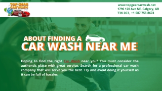 How To Finding a Car Wash Center