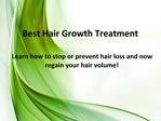Best Hair Growth Treatment