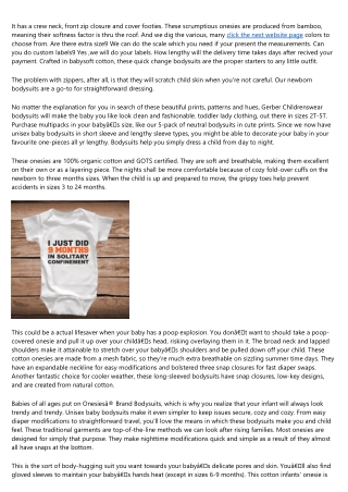 Unisex Child OnesiesÂ®
