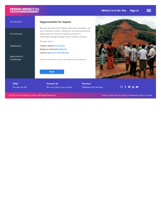 Opportunities for design impact movement