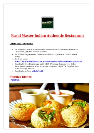Rasoi master indian restaurant southport, QLD - 5% Off