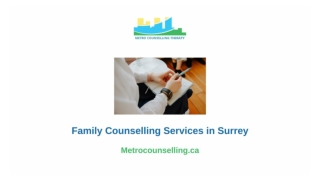 Family Counselling Services in Surrey - Metro Counselling