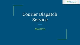 Courier Dispatch Service