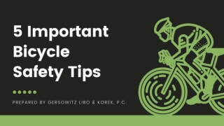 5 Important Bicycle Safety Tips