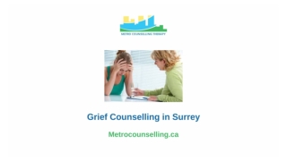 Grief Counselling in Surrey - Metro Counselling