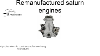 pdf of manufactured saturn engines