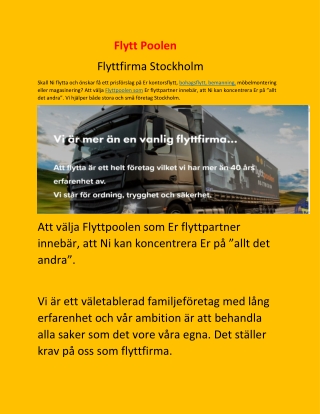 Hyra lager Stockholm