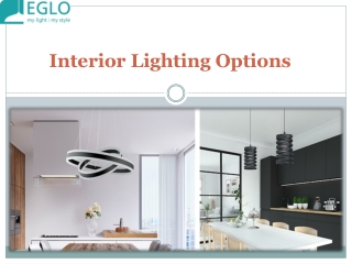 Interior Lighting Options
