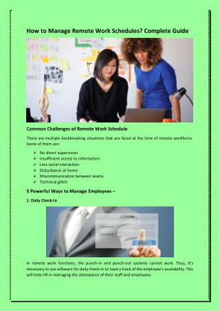 How to Manage Remote Work Schedules Complete Guide