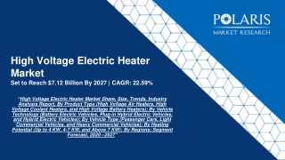 High Voltage Electric Heater Market Development Analysis 2020 to 2027