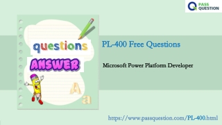 2021 Update Microsoft Power Platform Developer PL-400 Real Questions