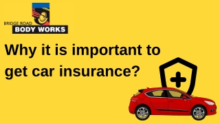 Why it is important to get car insurance